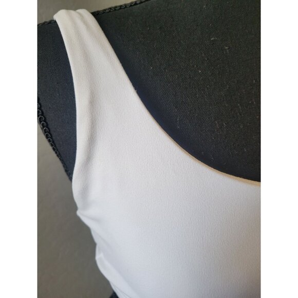 Athleta  White Strappy Sport Bra Size M Workout Gym Yoga Active Wear Outer Wear - Picture 3 of 10